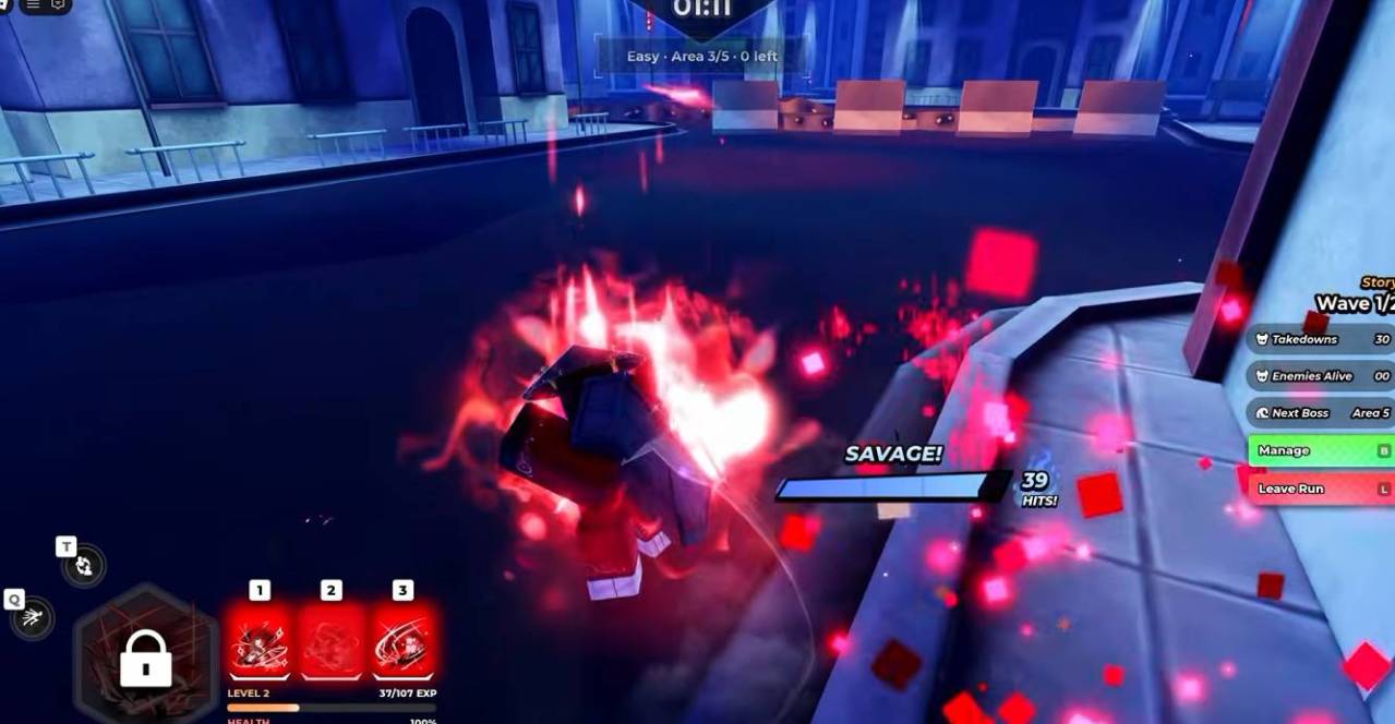 Anime Zero Roblox combat screenshot with Arsenal abilities in a dungeon